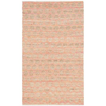 Safavieh Cape Cod Rectangle Hand Woven Rug Orange & Natural - 3 x 5 ft. CAP820G-3